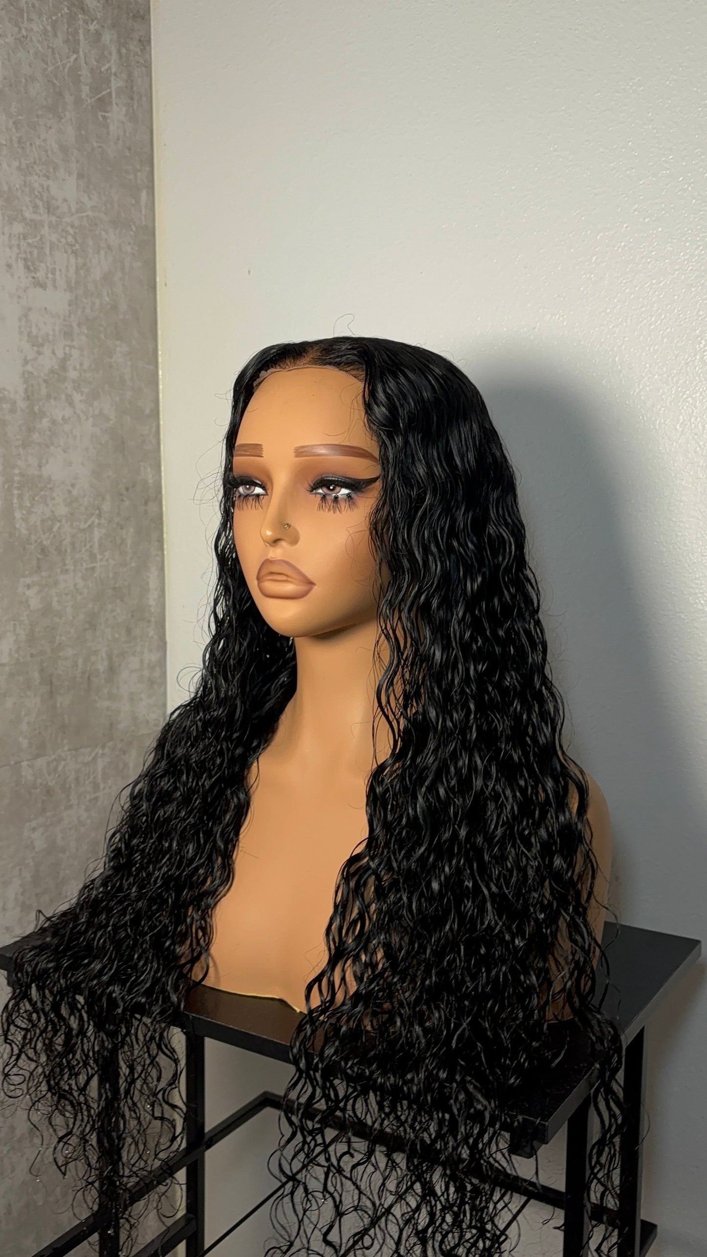 28inch 6x4 water wave wig