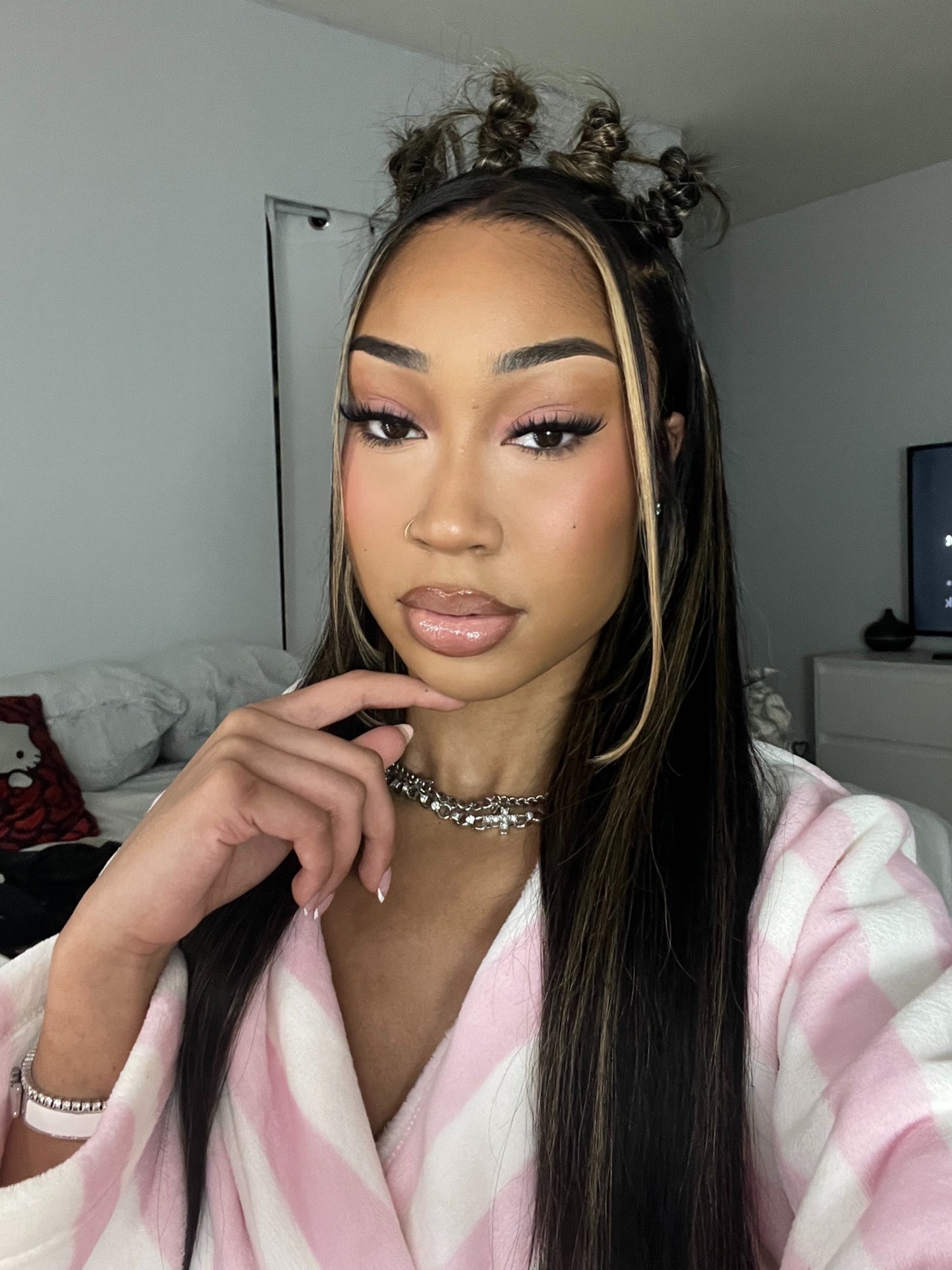 Highlight 28inch human hair wig